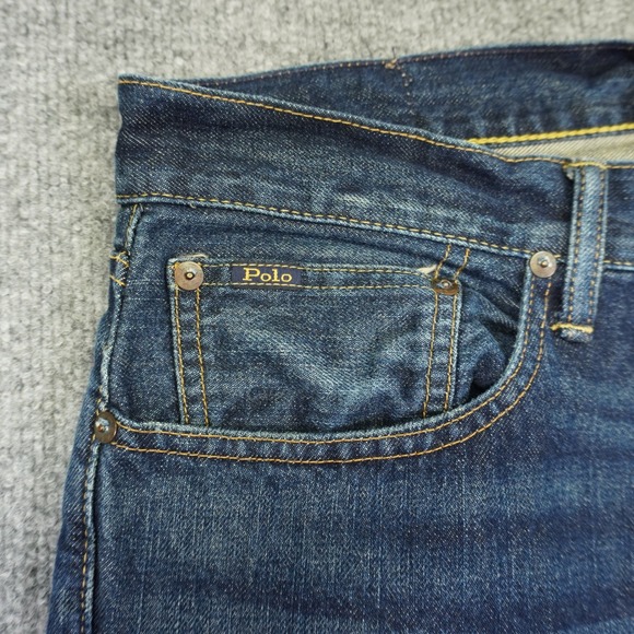 Polo Ralph Lauren Jeans Mens 35x30 (Fits 38x29) Hampton Relaxed Straight Denim - Picture 3 of 16